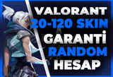 ⭐%100 20-120 SKİN VALORANT RANDOM ✨