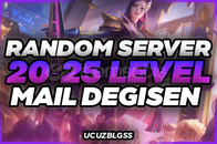 OTO TESLIM 20-25 LEVEL MAİL DEĞİŞEN RANDOM HESAP