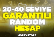 20-40 seviye Garantili random Hesap 