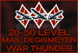 ⭐20-50 Level War Thunder