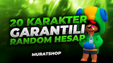 ⭐ 20-76 KARAKTERLİ | BRAWL STARS RANDOM HESAP!