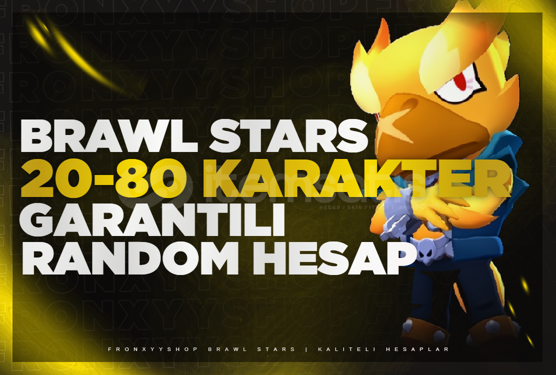 ⭐ 20-80 Karakter Garantili Brawl Stars Random ⭐ 20-80 Karakter Garantili Brawl Stars Random