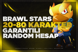 ⭐ 20-80 Karakter Garantili Brawl Stars Random