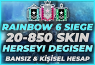 ⭐[20-850 SKİN] MAİL DEĞİŞEN BANSIZ-KİŞİSEL⭐