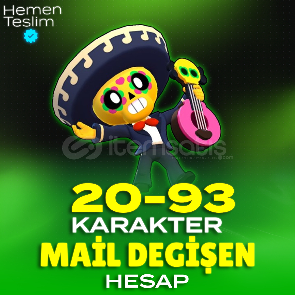 20-93 Karakter Arası Brawl Stars Hesabı 20-93 Karakter Arası Brawl Stars Hesabı