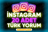 ✨ 20 ADET %100 TÜRK YORUM ✨[INSTAGRAM]