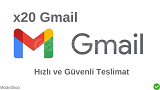 +20 Adet Gmail (Türk Klon)