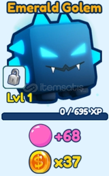 20 ADET SHINY EMERALD GOLEM EN UCUZU !! BGS