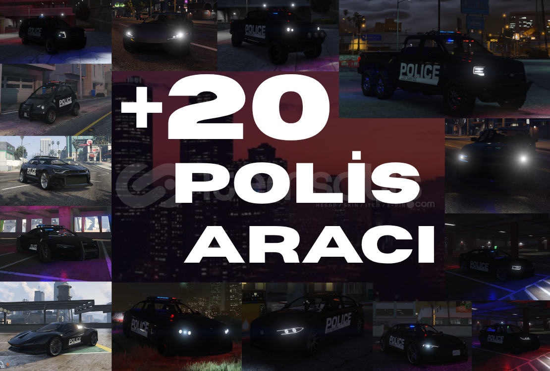 +20 ARAÇ POLİS PAKETİ v2 +20 ARAÇ POLİS PAKETİ v2