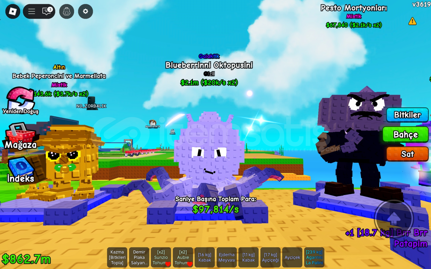 20 k blueberryni octopussini satış 20 k blueberryni octopussini satış