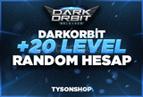 +20 LEVEL DARKORBİT RANDOM HESAP +GARANTİ