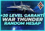 ⭐[+20 LEVEL] GARANTİ WAR THUNDER HESAP⭐