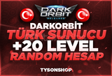 +20 LEVEL TÜRK SUNUCU RANDOM HESAP +GARANTİ