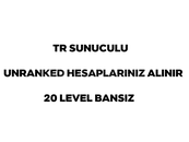 20 LEVEL UNRANKED HESAPLARINIZ FİYATINDAN