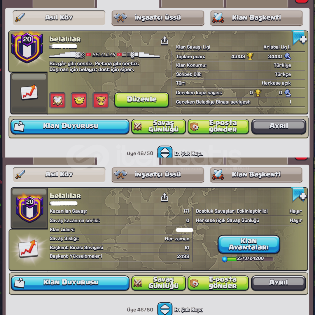 20 lvl BELALILAR  20 lvl BELALILAR