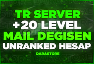 20 LVL+ RANKED READY MAİL DEGİSEN HESAP