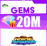 ⭐ 20 M (20.000K) Gems ⭐️Anime Defenders (AD)