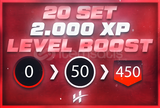 20 SET / 2000 XP - STEAM LEVEL BOOST
