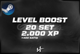 20 SET / 2000 XP - STEAM LEVEL BOOST