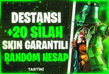 ⭐+20 SİLAH & DESTANSI GARANTİLİ⭐RANDOM HESAP⭐