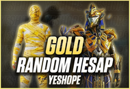 ⭐️ EFSANE GOLD PUBG RANDOM HESAP⭐