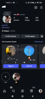 20 Tane Mavi Tik Takipçili Kaliteli Kız Hesabı