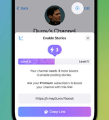 20 Telegram Boost (1 Günlük) Satın Al