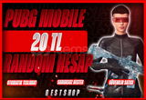 20 TL RANDOM PUBG HESAP MÜKEMMEL 