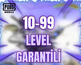 10-99 Level garantili pubg random hesap