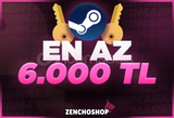 200-250 DOLAR/6000-7500 TL RANDOM STEAM KEY