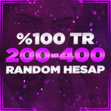 200-400 skinli random hesap