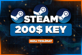 +200$ (6000₺) Steam Key