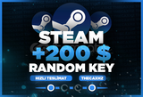 ⭐ +200$ (6000₺) Steam Key | Oto Teslim ⭐