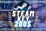 200$ Steam Key + Garanti / Oto Teslimat