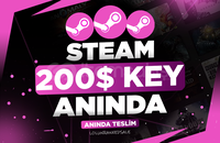 ⭐ 200$ (7000₺) Steam Key / Oto - Teslimat 