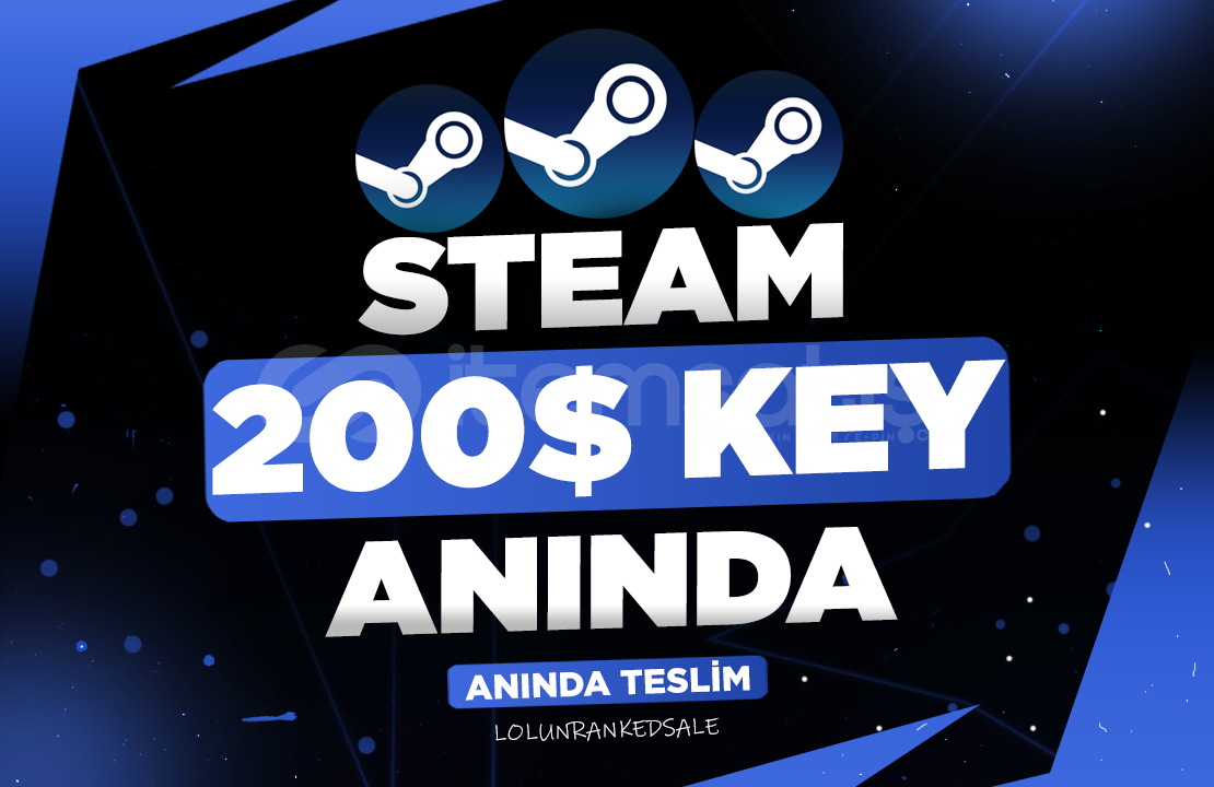 ⭐ 200$ (7000₺) Steam Key / Oto - Teslimat  ⭐ 200$ (7000₺) Steam Key / Oto - Teslimat