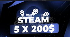 ⭐ 200$ (7000₺) Steam Key Oto teslimat