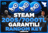 ✅ 200$/7000₺✨Garantili Steam Random Key⭐