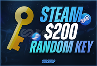 ✅ 200$/7500₺✨Garantili Steam Random Key⭐