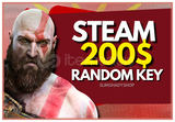 ⭐️200$ [7800₺] STEAM RANDOM KEY⭐️