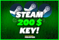 ⭐ 200$ (7900₺) Steam Key | Oto Teslim ⭐