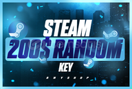 ⭐ 200$ (+8000₺) Steam Random Key⚡