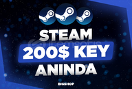 ⭐ 200$ (8250₺) Steam Key / Oto - Teslimat