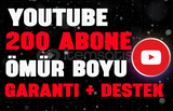 ⭐200 ABONE | ÖMÜR BOYU GARANTİ + DESTEK ⭐