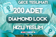 200 ADET DIAMOND LOCK (DL) / HIZLI TESLİM (14.00-06.00 AKTİF