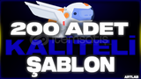 200 Adet Kaliteli Şablonlar