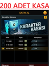 200 ADET KARAKTER KASASI