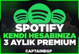 ⚡Kendi Hesabınza 3 Aylık Spotify Premium