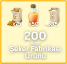 200 Adet Şeker Fabrikası Ürünü 