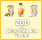 200 Adet Şeker Fabrikası Ürünü 